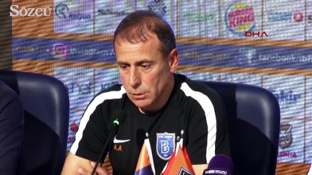 Abdullah Avcı, Medipol Başakşehir-Club Brugge maçından önce basın toplantısı düzenledi