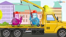 Мультфильм! Новые Приключения Машинок - ЭВАКУАТОР Автомойка и Автосервис в Городке Видео для детей