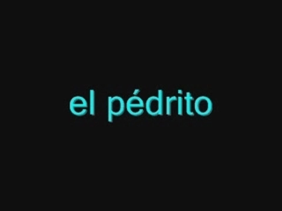 El pédrito