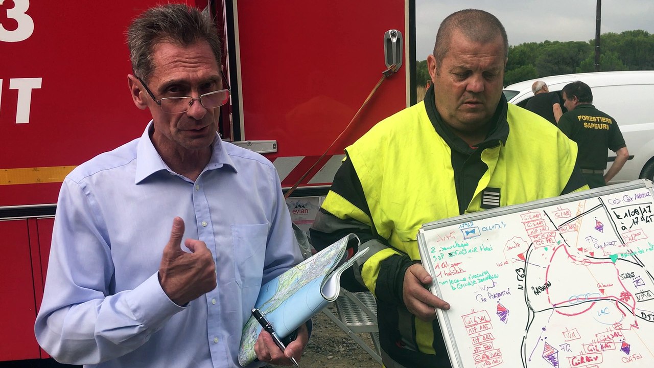 Serge Gouteyron : le feu qui s'est déclenché à Istres "n'est pas d'origine naturelle"