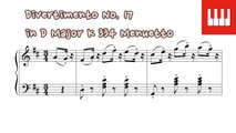 모차르트 미뉴에트 (Divertimento No. 17 in D Major K 334 Menuetto) - 모차르트 (Wolfgang Amadeus Mozart)