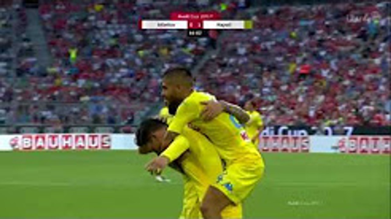 Atletico Madrid vs Napoli 2-1 All Goals & Highlights Audi Cup 01/08/2017