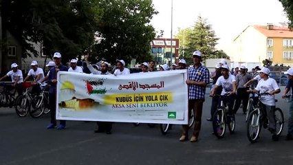 Mescid-i Aksa İçin Pedal Çevirdiler