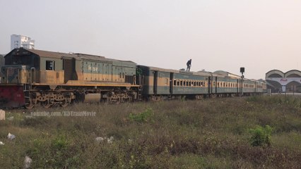 Upokul Express Train of Bangladesh Railway left Dhaka Railway Station