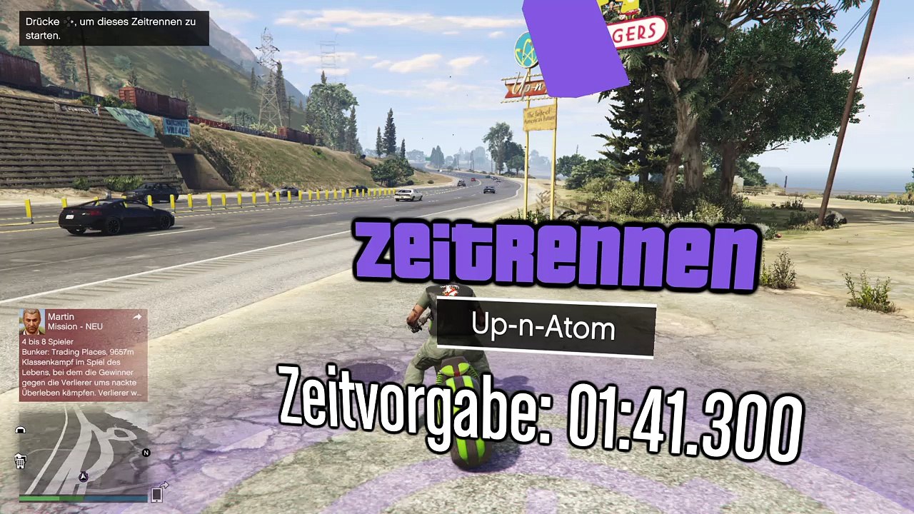 GTA 5 Online - Time Trial - Up-n-Atom