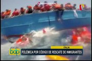 Italia: polémica por código de rescate de inmigrantes en el Mediterráneo