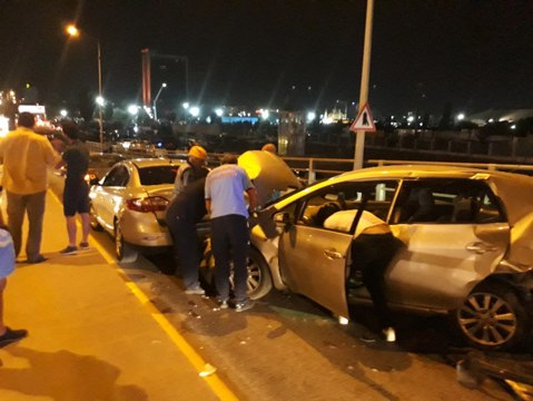 Başkent'te Zincirleme Trafik Kazası: 1 Yaralı