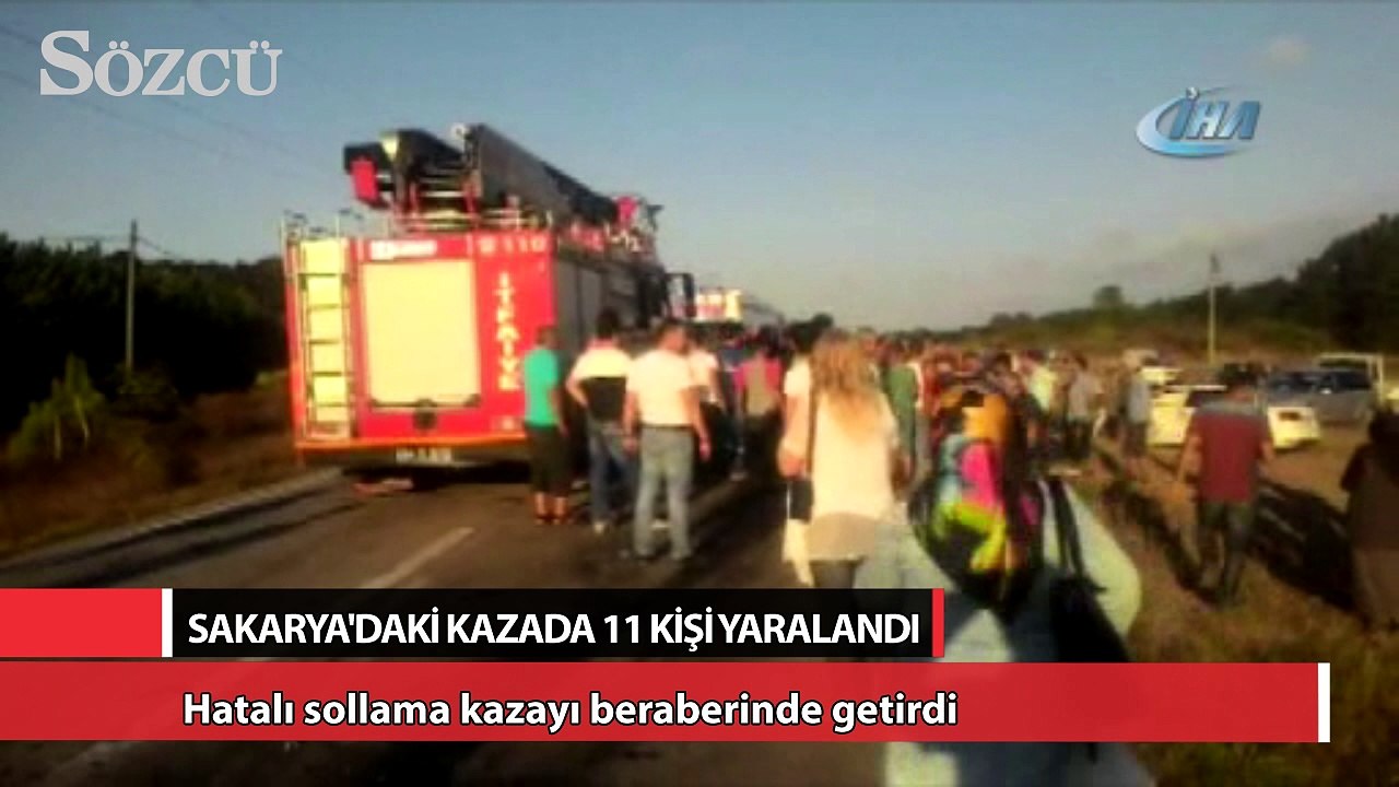 Hatalı sollama kazayı beraberinde getirdi: 11 y...