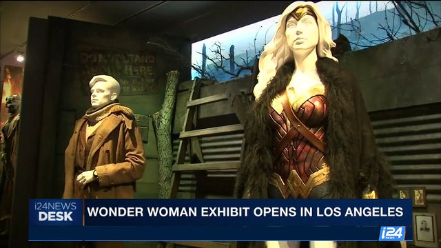i24NEWS DESK | Wonder Woman exhibit opens in Los Angeles | Tuesday, August 1st 2017