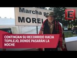 Prosigue la Marcha por Morelos rumbo a la CDMX