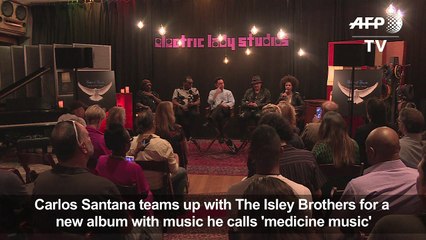Santana wants album with Isley Brothers to break walls