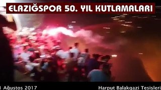 Elazığspor 50. yıl kutlaması Harput'ta meşale yakılarak başladı