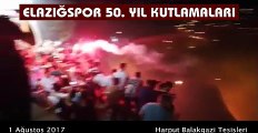 Elazığspor 50. yıl kutlaması Harput'ta meşale yakılarak başladı