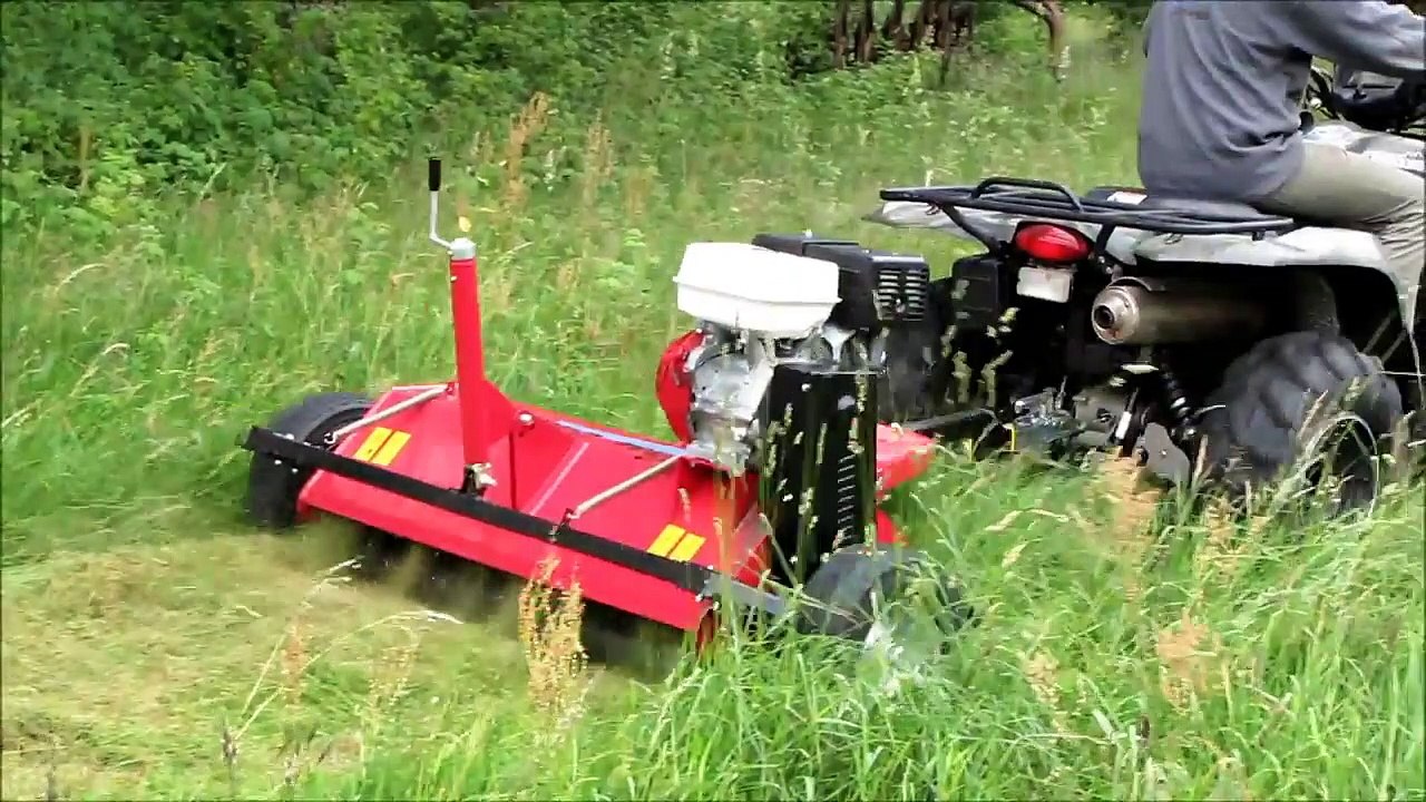 ATV İle çayır biçme