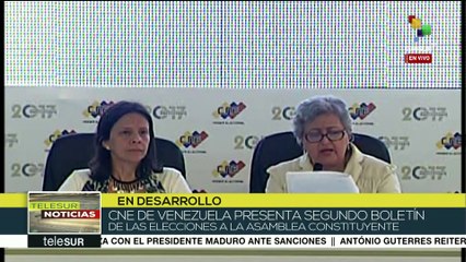 CNE anuncia candidatos sectoriales electos para la Constituyente