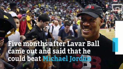 Michael Jordan responds to Lavar Ball's one-on-one challenge