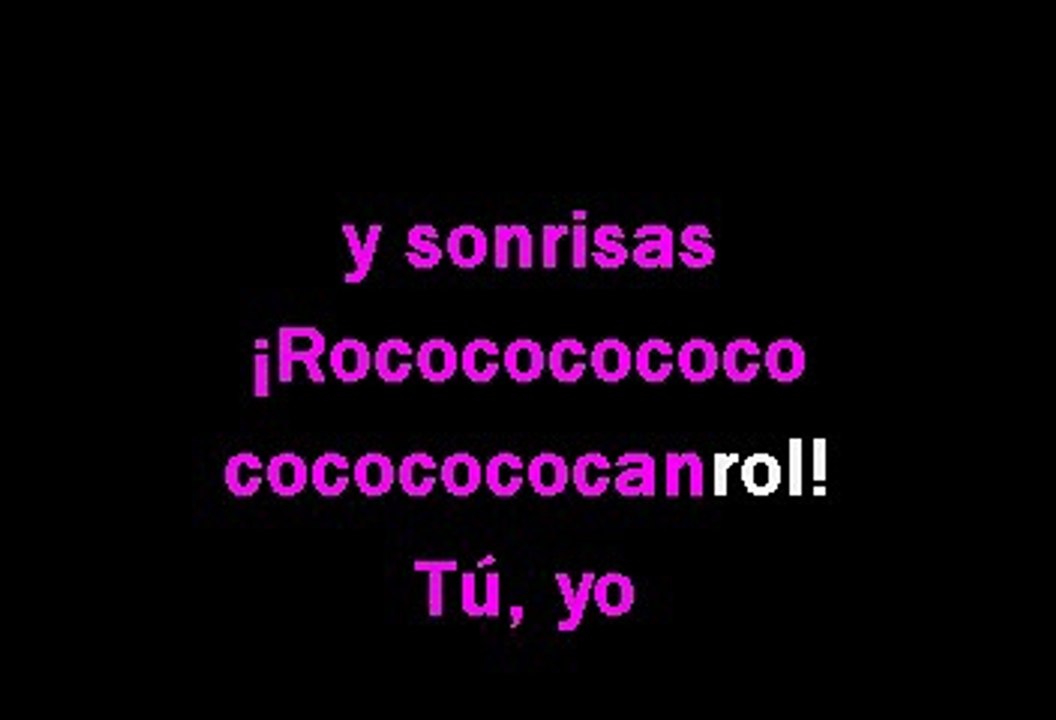 Timbiriche - Rococococanroll (Karaoke)