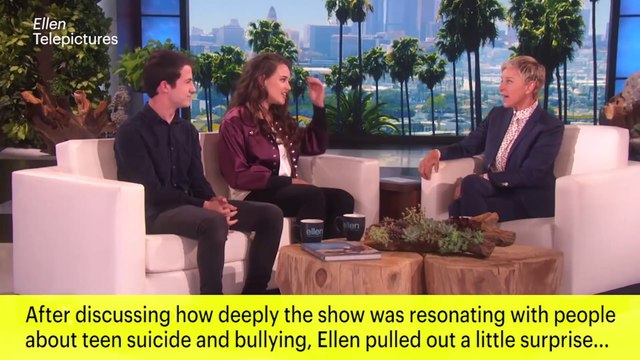 Ellen DeGeneres Makes '13 Reasons Why' Star Cry Over Lady Gaga _ News Flash _ Entertainment Weekly