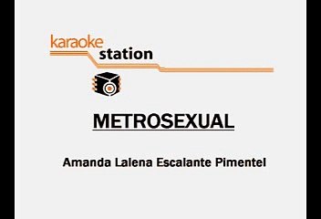 Amandititita - Metrosexual (Karaoke)