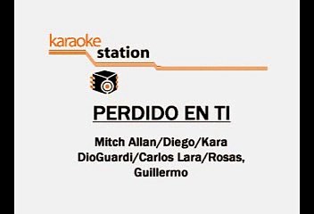 Diego Gonzalez  - Perdido En Tí (Karaoke)