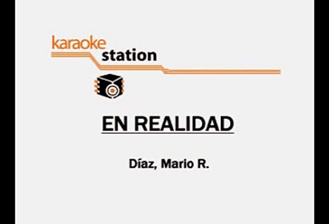 EN REALIDAD - ABRACADABRA (Karaoke)