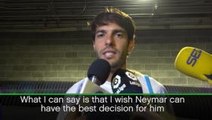 Kaka hopes Neymar is happy with transfer decision