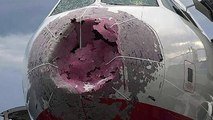 Khoảnh khắc sinh tử người phi công liều mình hạ cánh máy trong tình trạng 
