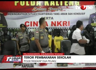 Polisi Tangkap Dua Pelaku Pembakaran 8 Sekolah Dasar