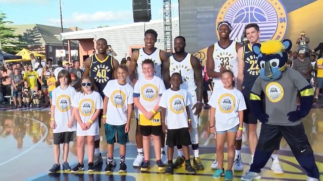 【NBA】Indiana Pacers Unveil New Nike Jerseys 2017-18 NBA Season