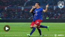 JDT mengaum baham Terengganu, Fadhli Shas terus cetak gol