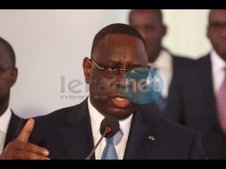 Macky Sall "J'ai appelé au dialogue économique, personne n'a répondu..."