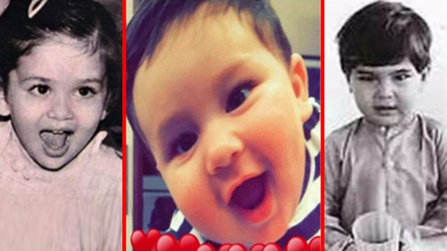 Taimur Ali Khan Looks Exactly Like Baby Kareena Kapoor Khan And Saif Ali Khan | Childhood Photos