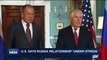 i24NEWS DESK | U.S. says Russia relationship 'under stress' | Wednesday, August 2nd 2017