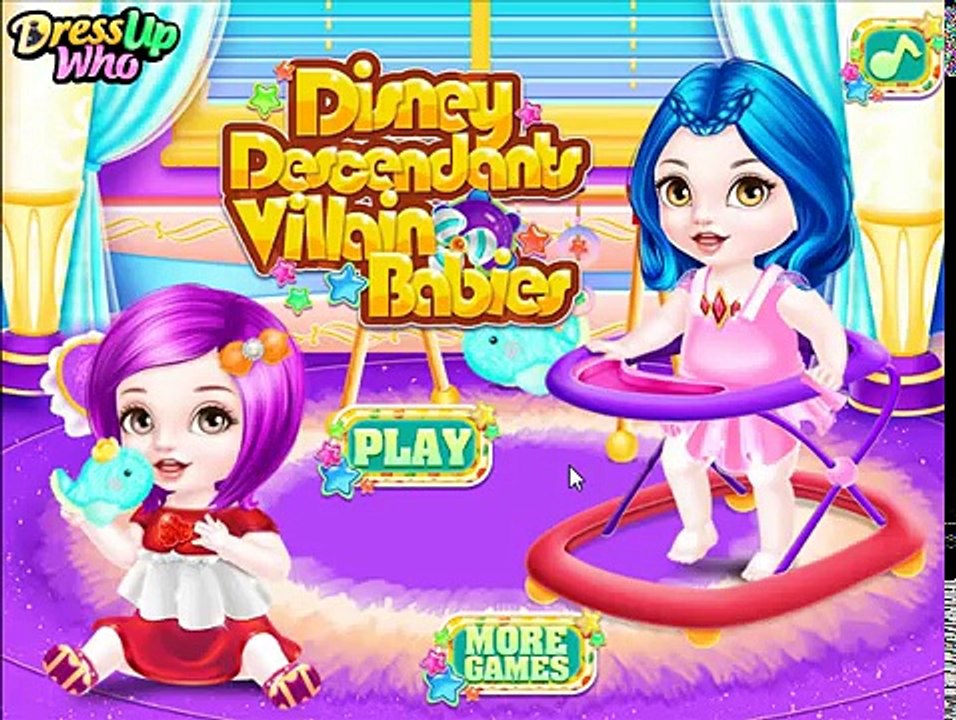 Bebés bebé Mejor dibujos animados Niños descendientes para Juegos Niños villano disney