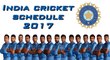 India cricket schedule 2017: Fixtures, series, matches-Oneindia Tamil