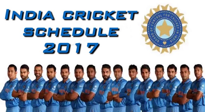 India cricket schedule 2017: Fixtures, series, matches-Oneindia Tamil