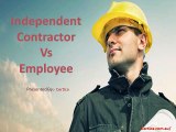 Difference between Independent Contractor and Employee