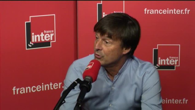 Nicolas Hulot au micro de Pierre Weill