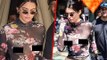 Bra-less Kendall Jenner Flaunts Boobs In Sheer Floral Top At Adidas Store In NYC