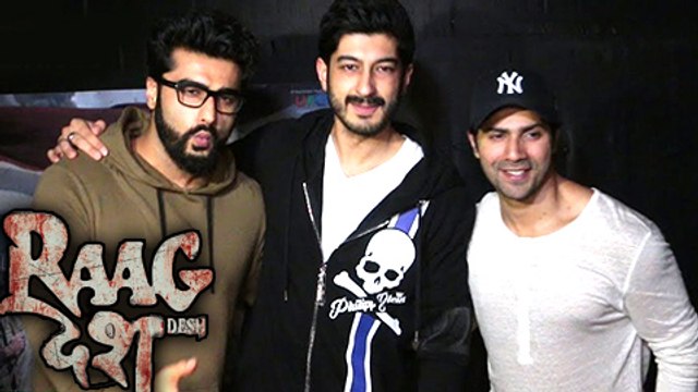 Varun Dhawan And Arjun Kapoor SWEET Words For Mohit Marwah RAAG DESH