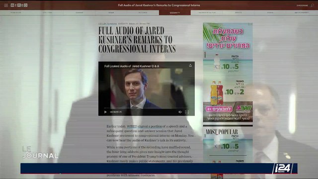 Etats-Unis: Jared Kushner s'exprime sur le conflit israélo-palestinien