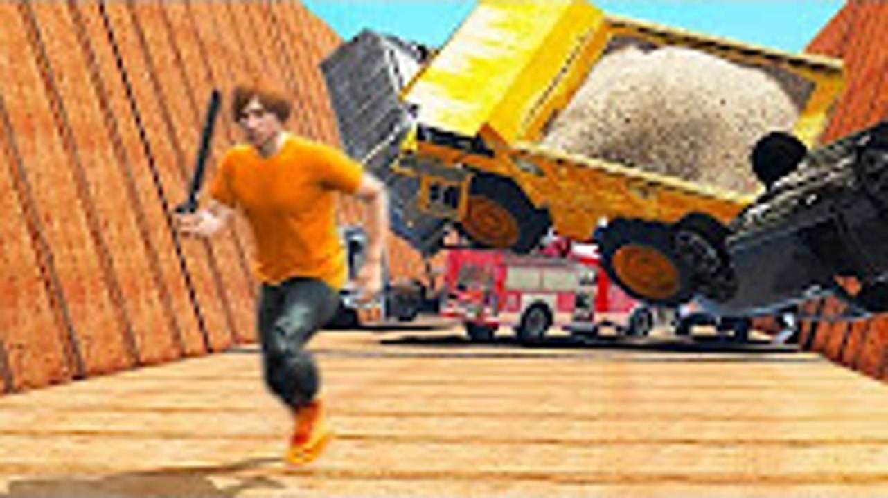 KWEBBELKOP-0.1% SURVIVE THIS VEHICLE AVALANCHE! (GTA 5 Funny Moments)