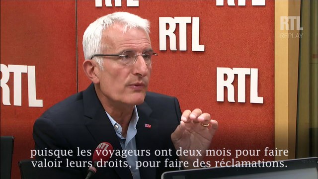 Nous avons engagé des mesures exceptionnelles en terme de remboursement explique Guillaume Pepy