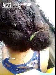 Il filme la tête d'une femme totalement infestée de poux dans les transports