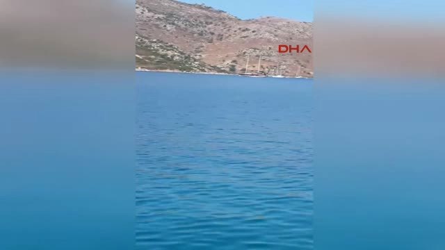 Muğla'nın Marmaris İlçesi, Bozburun Mahallesi Açıklarında Motoryat Battı
