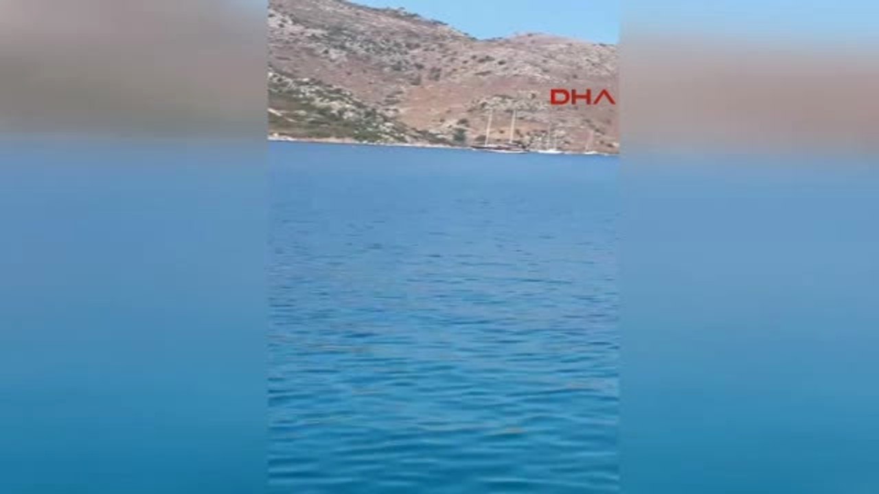 Muğla'nın Marmaris İlçesi, Bozburun Mahallesi Açıklarında Motoryat Battı