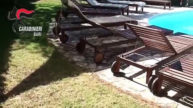 Corato (BA). I Carabinieri di Bari sequestrano 1 lussuoso residence, del valore di 2 milioni di euro, di proprietà di un