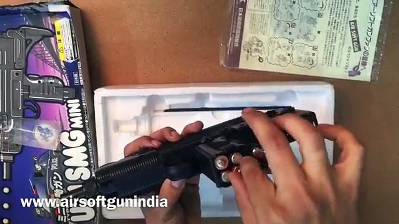 uzi smg electric bb gun EBB by airsoft gun india I secret sale