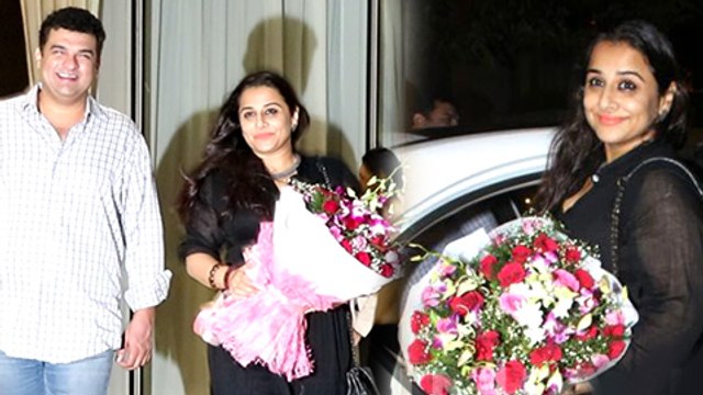 Vidya Balan Celebrates Sidharth Roy Kapur's Birthday In Mumbai