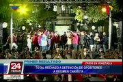 Reacciones tras la detención de opositores a régimen Chavista